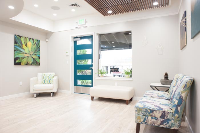 Oasis Eye Face and Skin clinic lounge